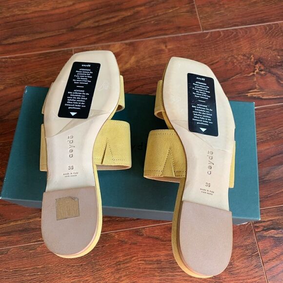 Aeyde mattea all leather slide slip-on sandal size 6, new - Picture 4 of 11